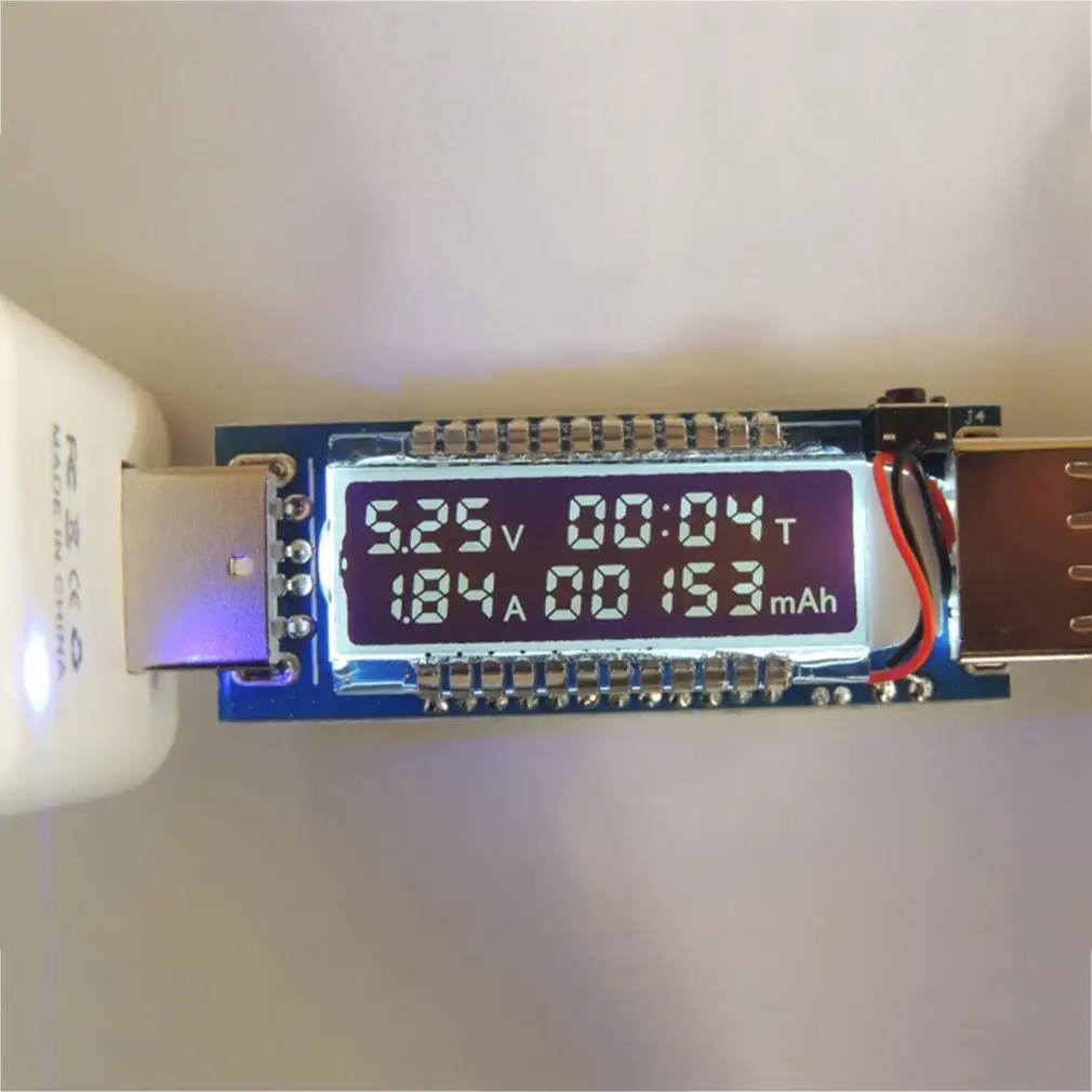 OLED экран 0 91 дюйма USB зарядное устройство детектор напряжения мощности и тока