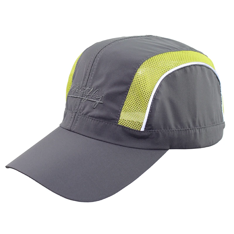 Luminous bar breathable cap men summer dry hat thin |
