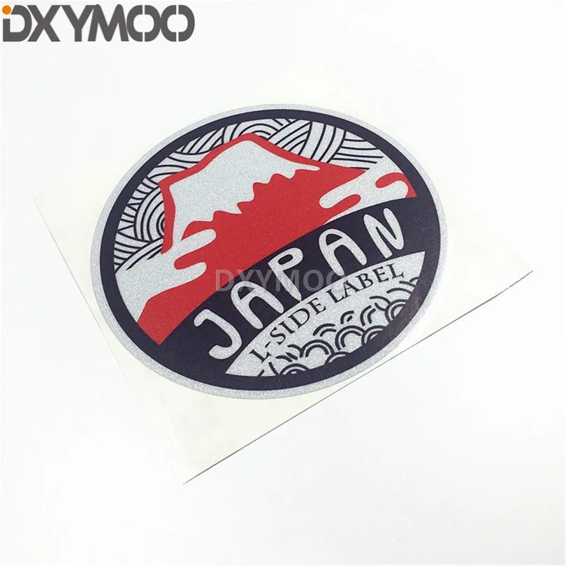 Car Styling Vinyl Decal Japanese Made In Japan Sun Moutain Fuji L-side Label Motor Bike Sticker Reflective | Автомобили и