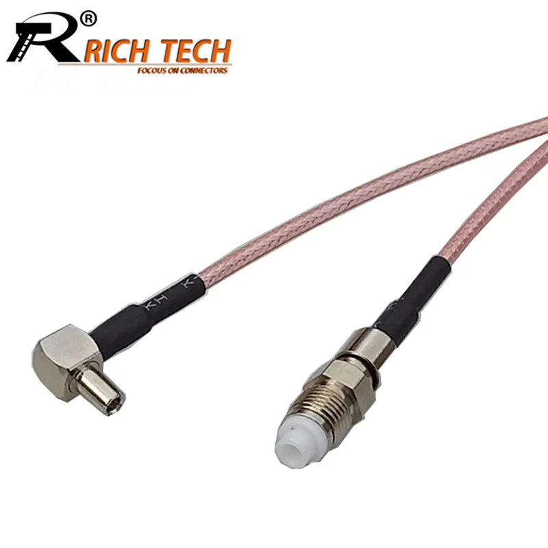 Коаксиальный RF кабель с разъемом FME и штекером TS9 10 шт./лот ОТРЕЗОК кабеля RG316