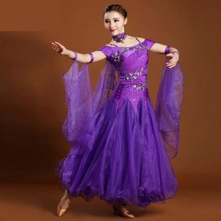 Платья для бальных танцев стандартные юбки 10 цветов сексуальный сценический