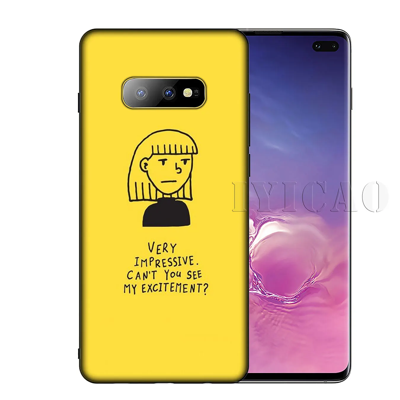 IYICAO Cute anime art Dog Soft Silicone Phone Case for Samsung Galaxy S20 Ultra S10 Lite S9 S8 Plus S6 S7 Edge S10e Cover |