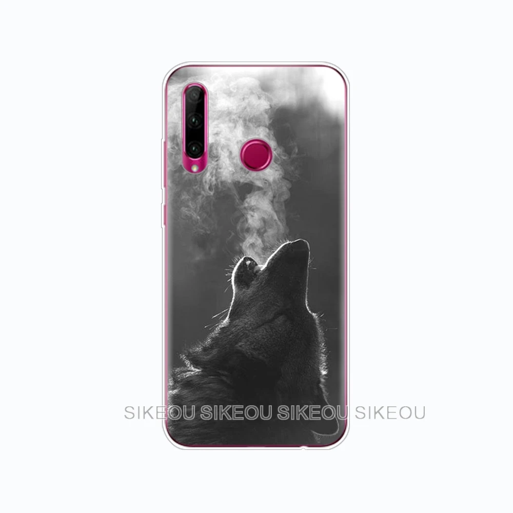 10114 Honor 10i силиконовый чехол ТПУ задняя крышка чехол для телефона huawei Honor 10i чехол HRY-LX1T 10 i 6,21 дюймов Волк тигр, Лев, Леопард медведь - Цвет: 10114