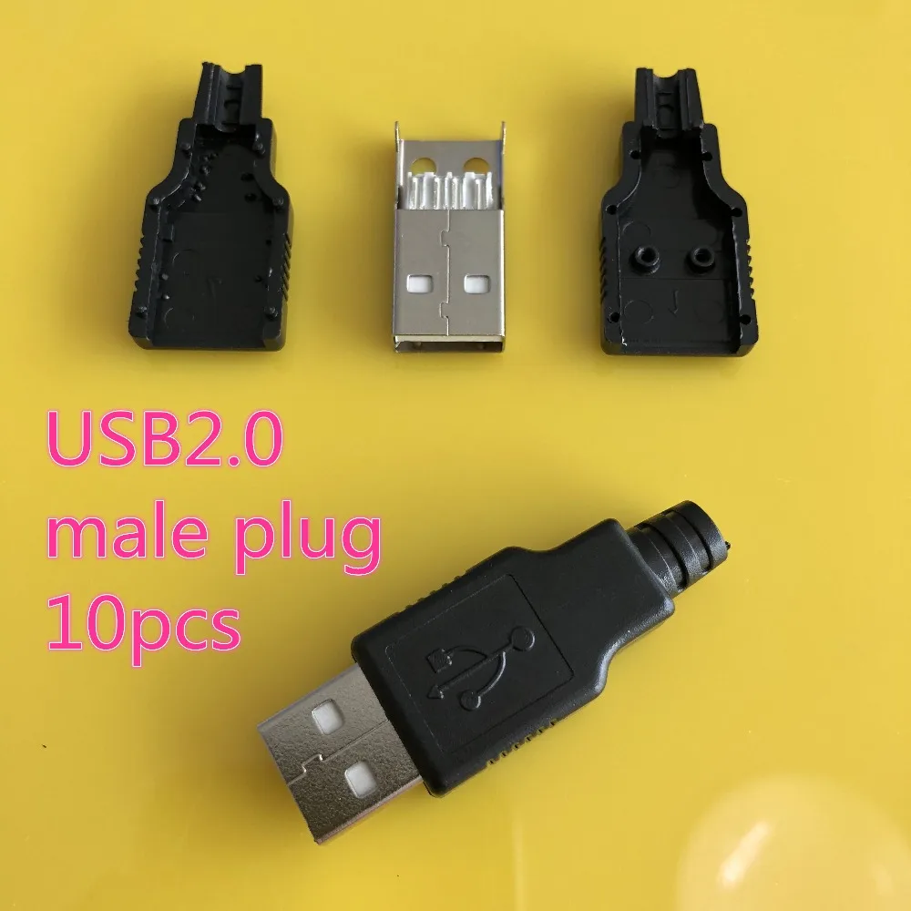 10 шт./лот YT2151 USB 2 0 штекер/гнездо разъем для сварки данных OTG линейный соединитель