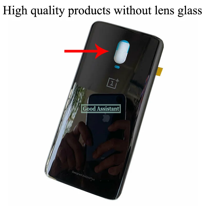 Оригинальный черный/прозрачный чехол 6 4 дюйма для OnePlus 6T 1 + 6t A6010 A6013 задняя крышка