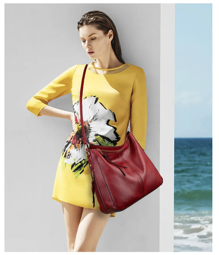 

Crossbody Bags For Women Shoulder Bag 2019 Casual Bag Bolsa Feminina Vintage Soft Leather Handbag Ladies Messenger Female C1082