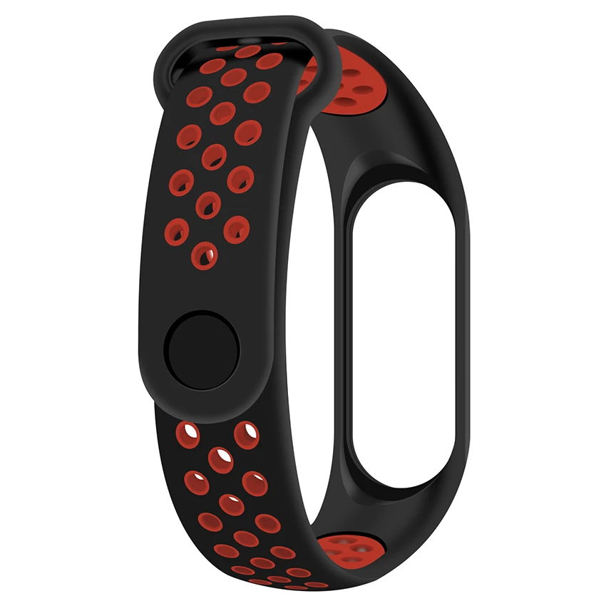 Ремешок для Xiaomi Mi Band 3 смарт-аксессуары сменный Водонепроницаемый двухцветный