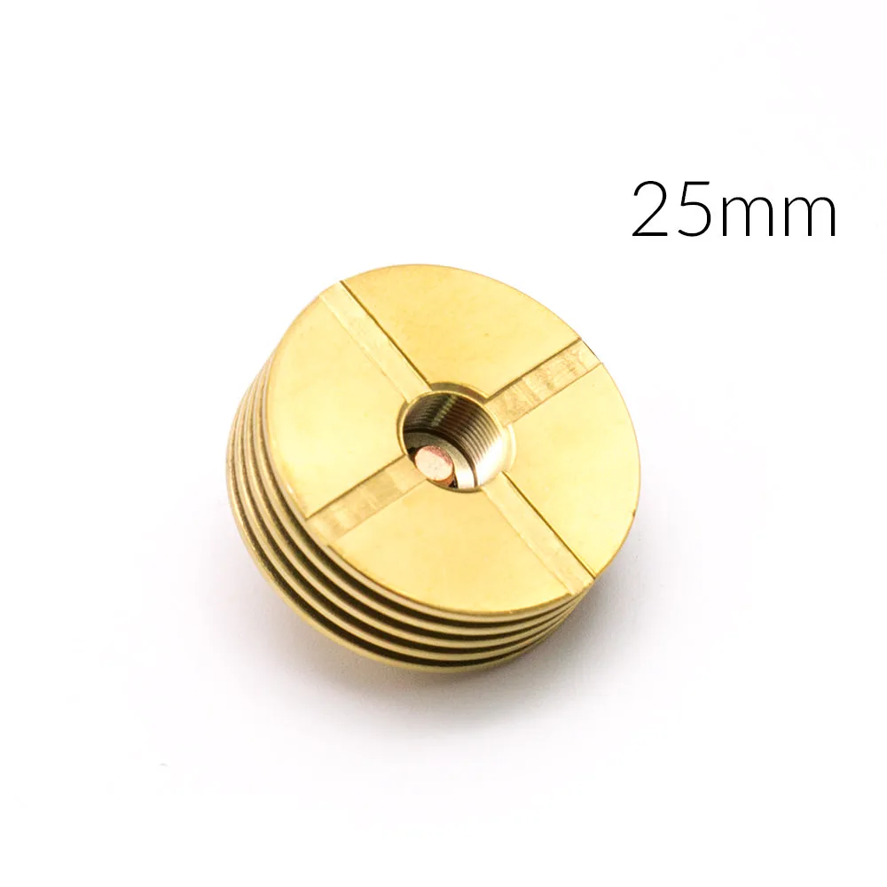 25mm Gold 510 адаптер с капельным наконечником теплоотвод металлический 22 мм 24 мм 25 мм для 510 нить RDA RTA RDTA атомайзер электронные сигареты Vape аксессуары - Цвет: 25mm Gold