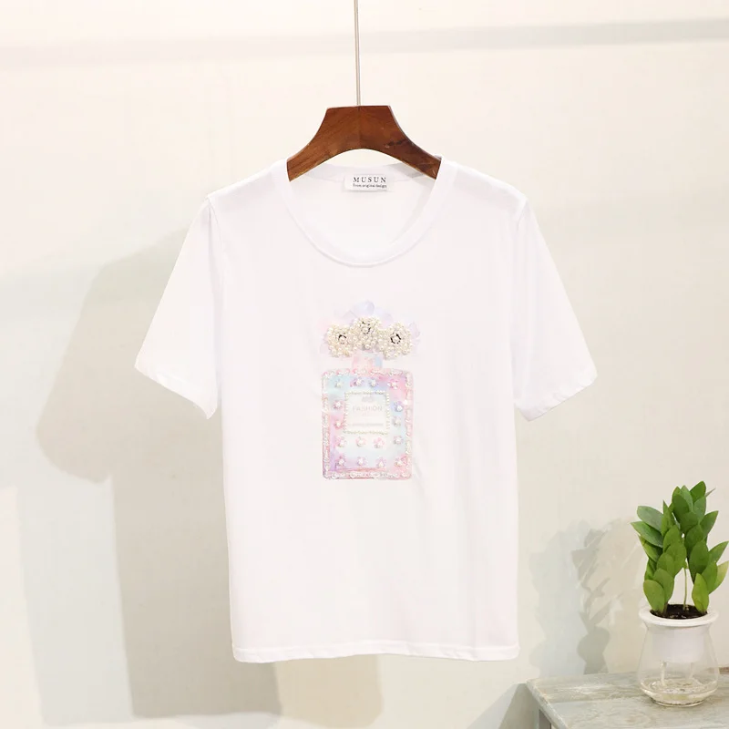 Повседневный Спортивный костюм летние топы женские 2019 Новая модная свободная