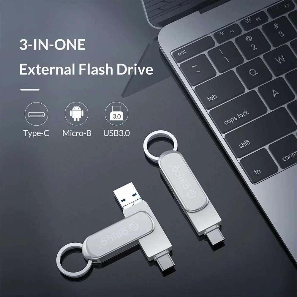 USB флеш накопитель ORICO 3 в 1 Type C USB3.0 Micro B 64 ГБ 32 0 память OTG U диск для телефона