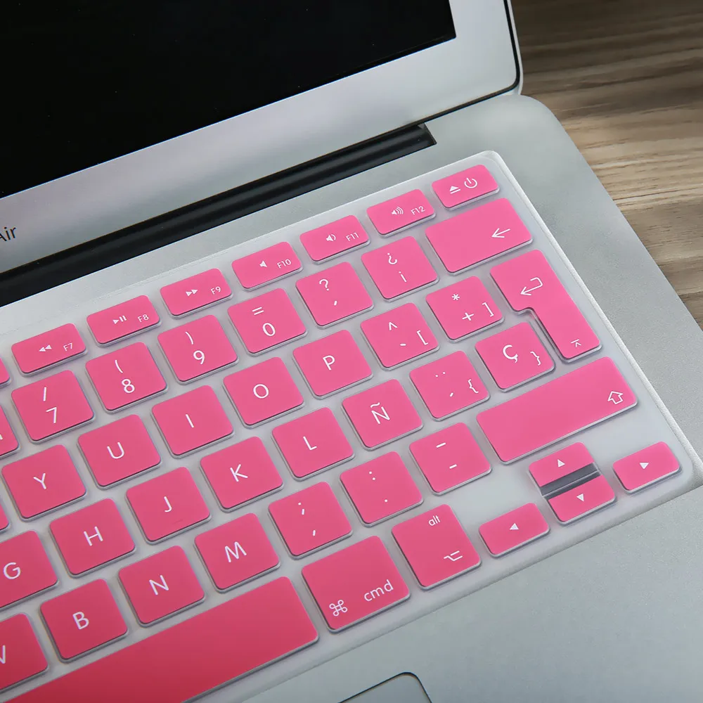 Клавиатура с испанской раскладкой для Air 13 Retina 15 Pro 17 imac A1314|macbook keyboard cover|macbook casekeyboard