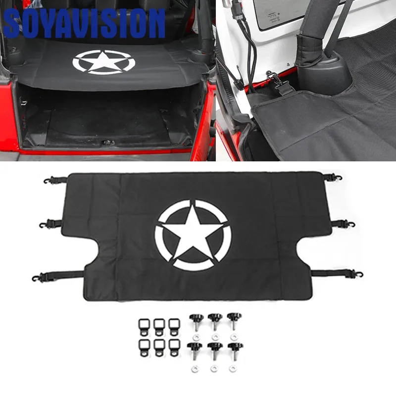 Стайлинг автомобиля багажник крыша багажника для Jeep Wrangler JK 2007 2017 4 двери Звездные