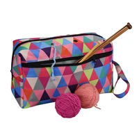 yarn storage tote knitting bag light travel yarn storage organize bag for crochet hooks knitting needles kit yarn holder bag
