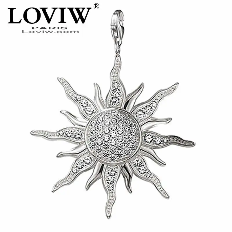 Большой кулон в виде солнца стильный CZ Кристалл циркония новая мода хорошее