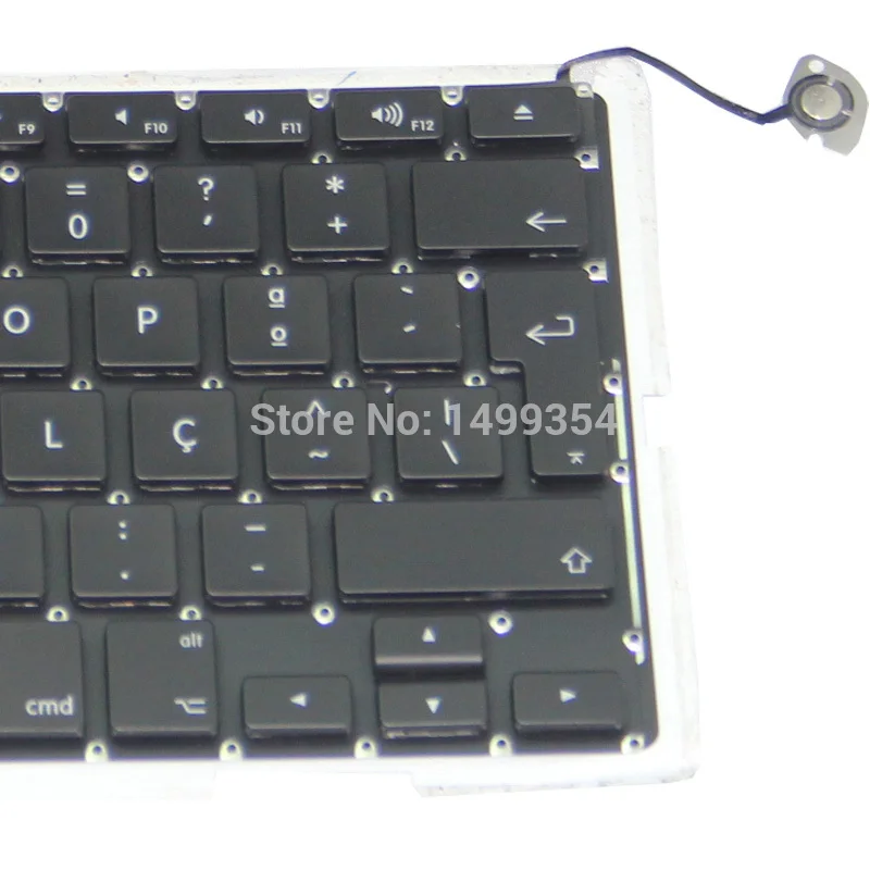 5 шт. Подлинная A1286 португальский клавиатура с подсветкой для Apple Macbook Pro 15 ''A1286
