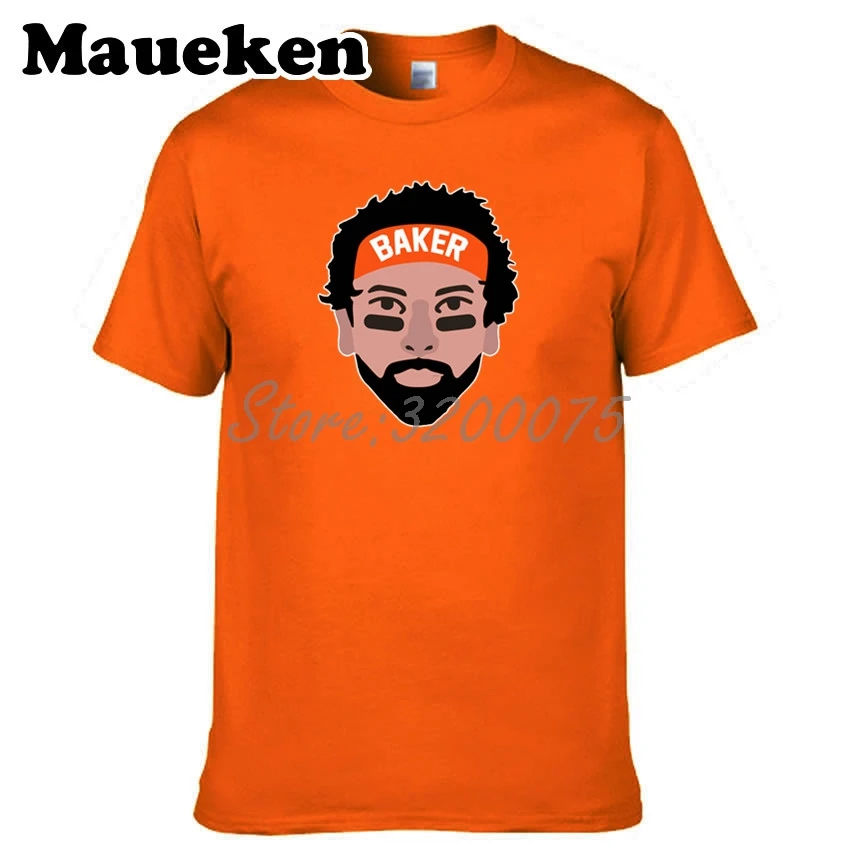 Мужская футболка с круглым вырезом Baker Mayfield 6 Cleveland для фанатов W18042909|Мужские