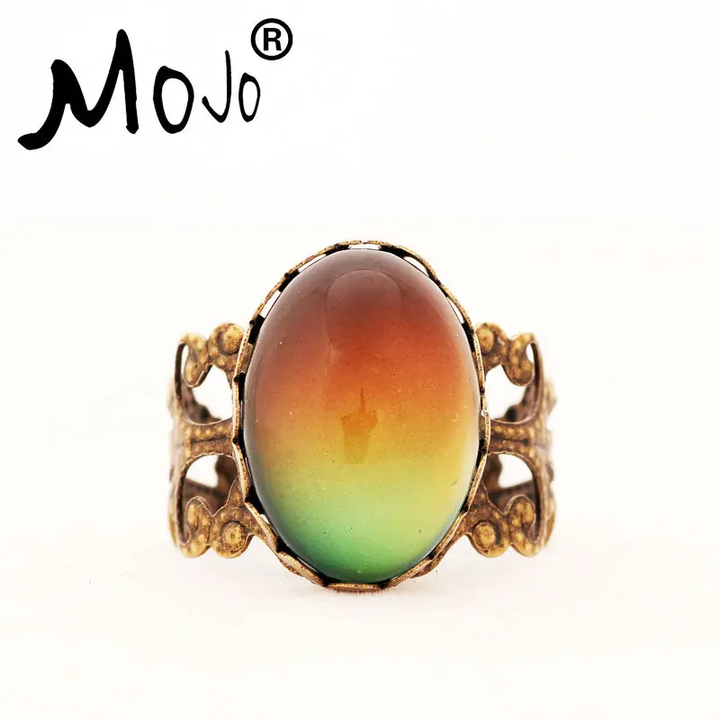 Модное Волшебное чувство настроения кольца изменение цвета эмоции температура