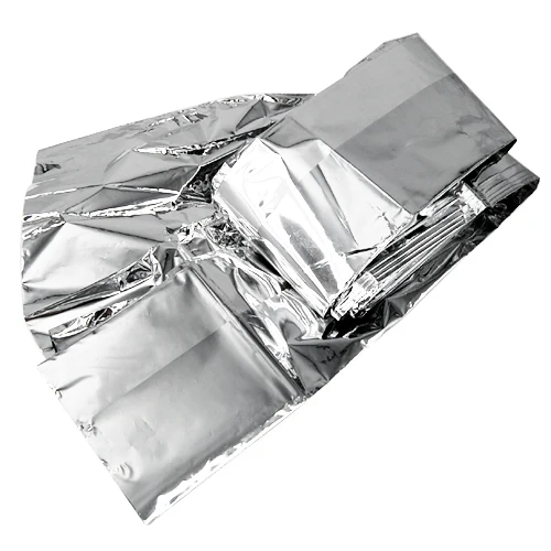 Хорошее предложение 10 шт фольгированное космическое одеяло аварийное