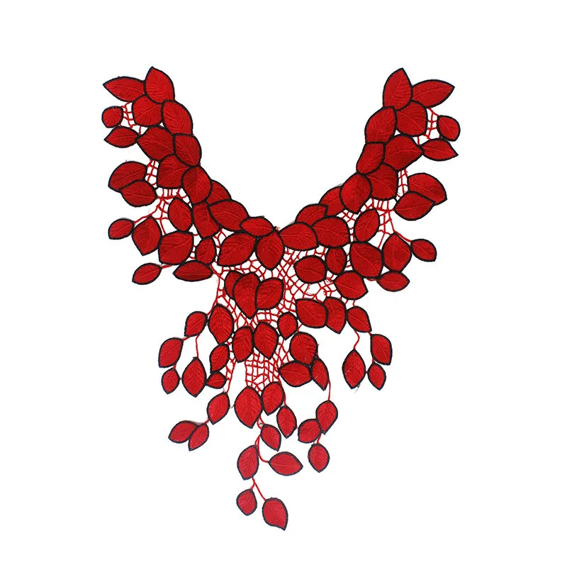 1 шт. кружевная ткань с вышивкой в виде красных листьев|accessories bicycle|accessories