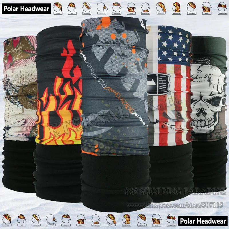 Новейшая модная зимняя многофункциональная маска для лица бесшовные головные