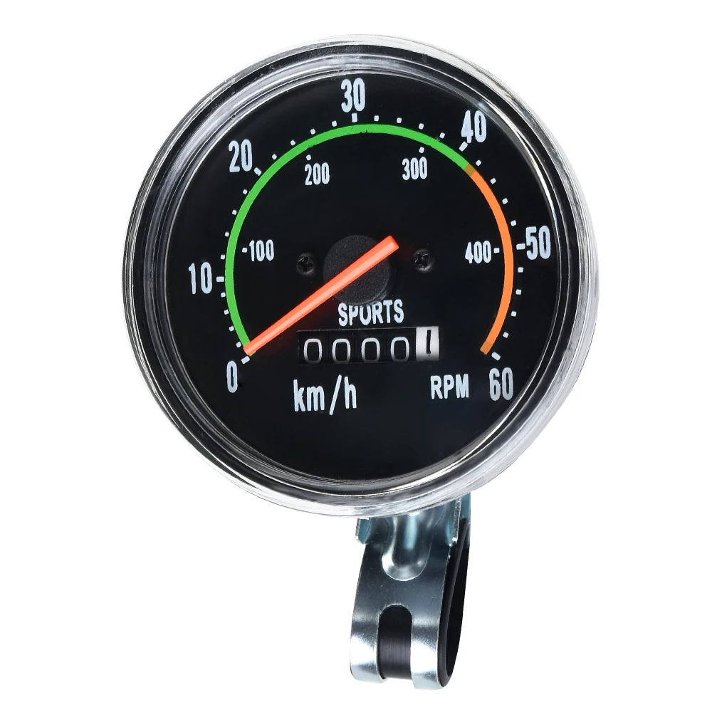 Classical Bike Stopwatch Speedometer Cycling Odometer Mechanical Bike Stop Watch Speed RPM Gauges