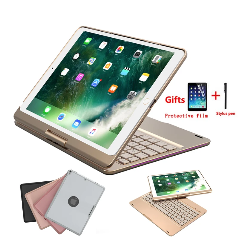 Роскошный чехол из алюминиевого сплава с поворотом на 360 градусов для iPad aie 3 Pro 10 5