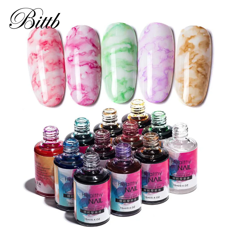 Bittb пилочки для ногтей Гель лак живописи Nail Art Маникюр градиентная расцветка