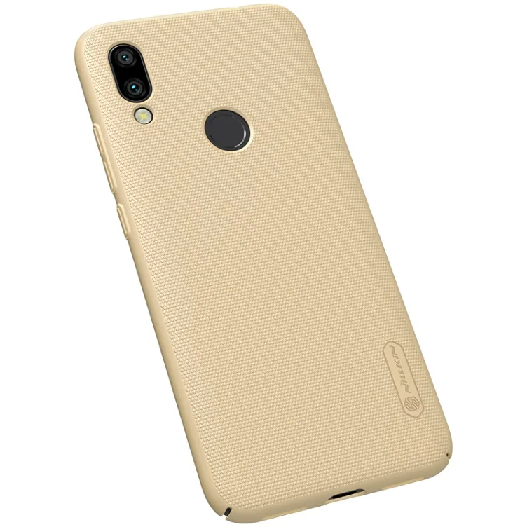 Redmi 7 Gold Чехол для redmi 7, 6,26 дюймов, NILLKIN, Матовый ПК, матовая жесткая задняя крышка, Подарочный держатель для телефона, для xiaomi redmi 7 pro redmi Y3, чехол - Цвет: Redmi 7 Gold