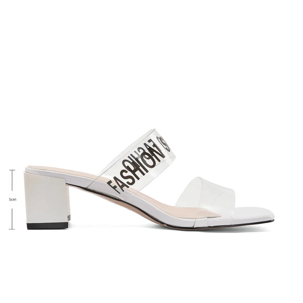 Босоножки TXCNMB женские на высоком квадратном каблуке модные пикантные сандалии