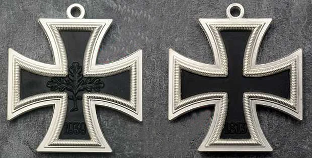 Топовое качество WW2 WW1 3 шт. железный крест объединенный знак EK2 EK1 германский рыцарский медальон с сертификатом и старой коробкой для коллекционирования.