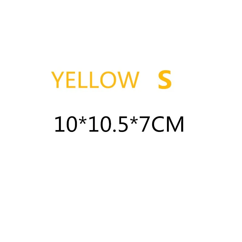 Yellow S Прозрачные водонепроницаемые сумки для плавания Спортивная Дорожная сумка для хранения для купания молния Прозрачная ПВХ органайзер карман для телефона - Цвет: Yellow S