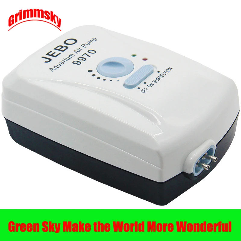 

3.5W 2*4L/Min Double Air Outlet Outdoor Fishing Fish Tank Oxygen Increasing Noiseless Aquarium Air pump 110V