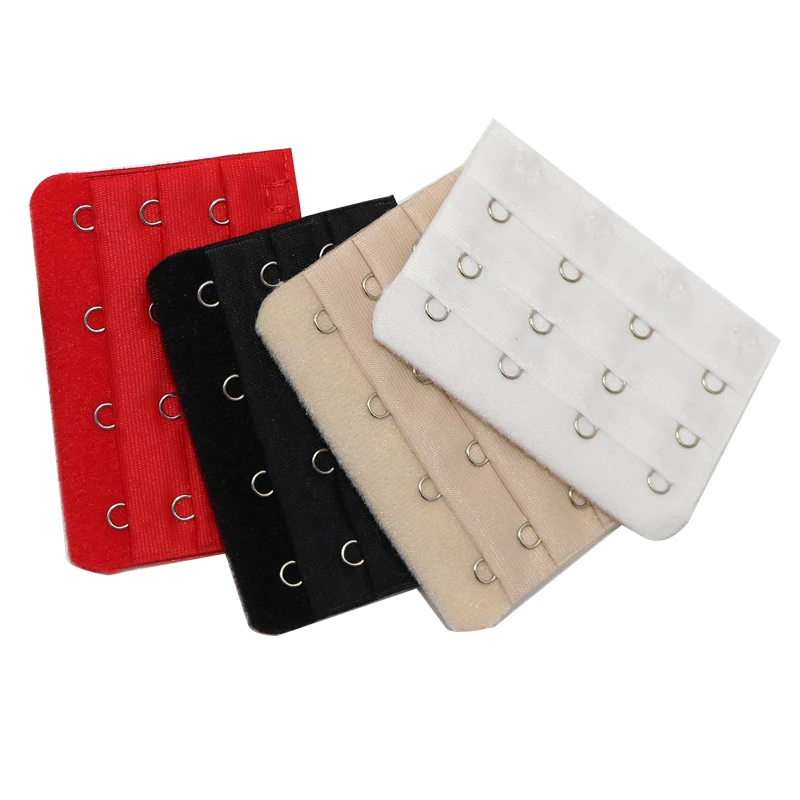 

15Pcs Ladies Useful Bra Extenders Strap Extension 4 Hooks 3 Rows Adjustable Belt Buckle Extension Bra Strap Extender Sujetador