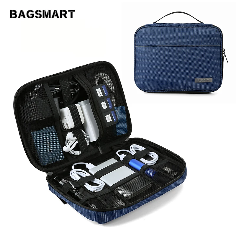 Сумка для хранения аксессуаров электроники BAGSMART однослойная сумка организации
