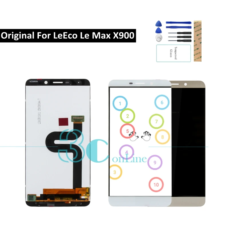 Оригинальный сенсорный экран для LeEco Le Max X900 ЖК-дисплей 6 33 &quotдигитайзер сборка ЖК