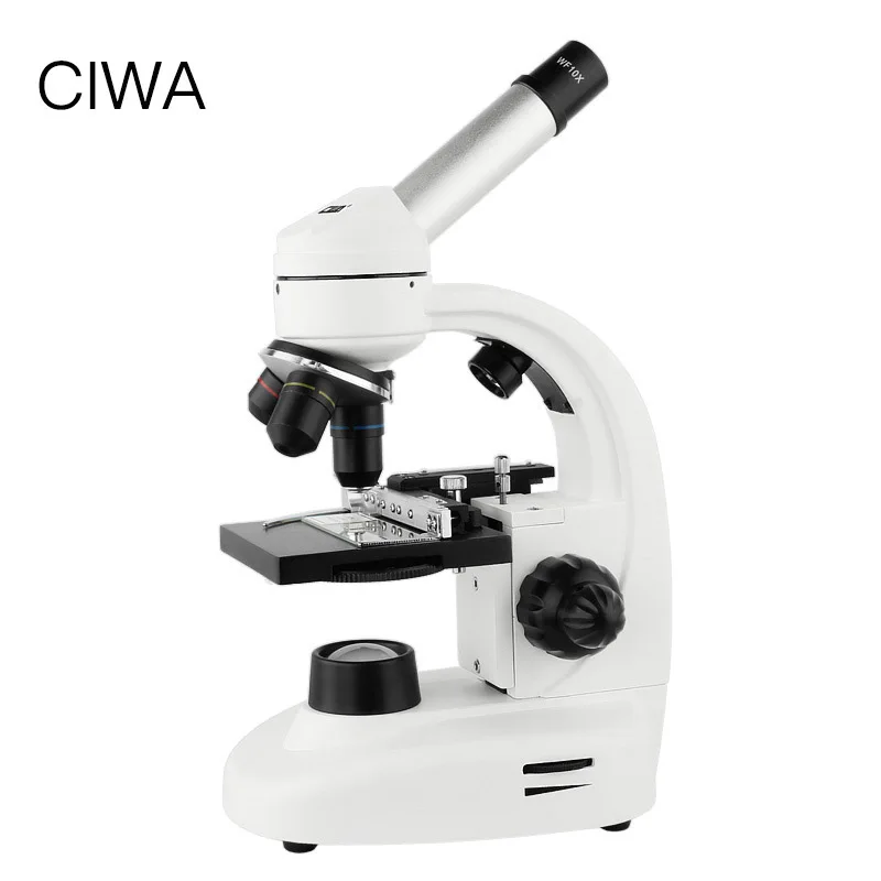 CIWA 1600X монокулярный Объектив Микроскоп Студенческая Лаборатория увеличение