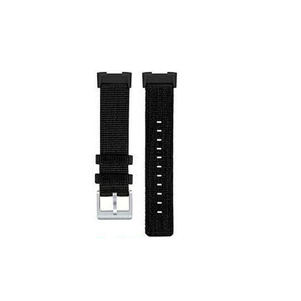 Черный Аксессуары для наручных часов для Fitbit Charge 3, Военный нейлоновый ремешок для наручных часов, прочный, модный пуленепробиваемый ремешок для часов - Цвет: Черный