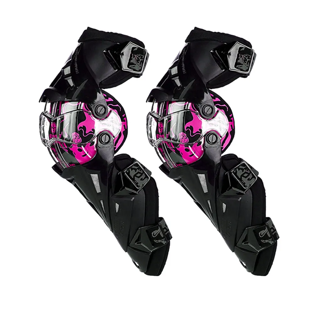 pink knee guard SCOYCO спортивные наколенники MBX MTB moto rcross анти-осенние ветрозащитные экстремальные мотоциклетные защитные наколенники для гонок и велоспорта - Цвет: pink knee guard