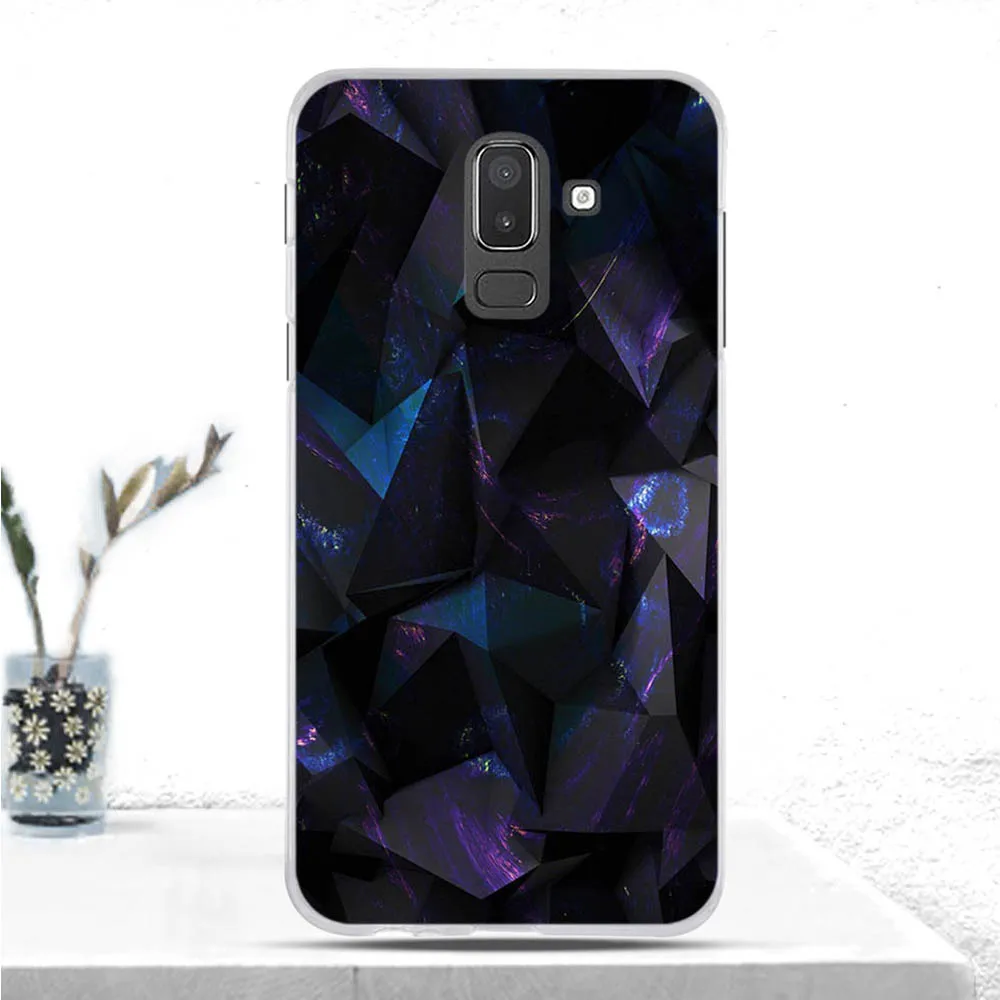 Чехол бампер для samsung Galaxy J8 2018 чехол накладка J810 J810F Мягкая силиконовая задняя
