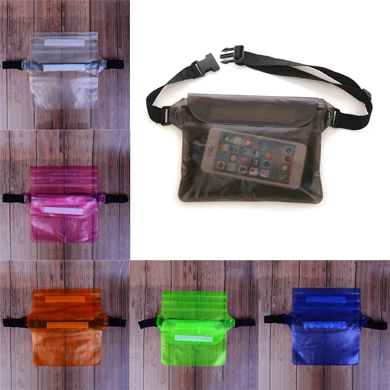 

Swimming Drifting Diving Surfing Waterproof Sports Bag Waist Bag Waist Pack Pouch Underwater Dry Shoulder Backpack Phone Pocket