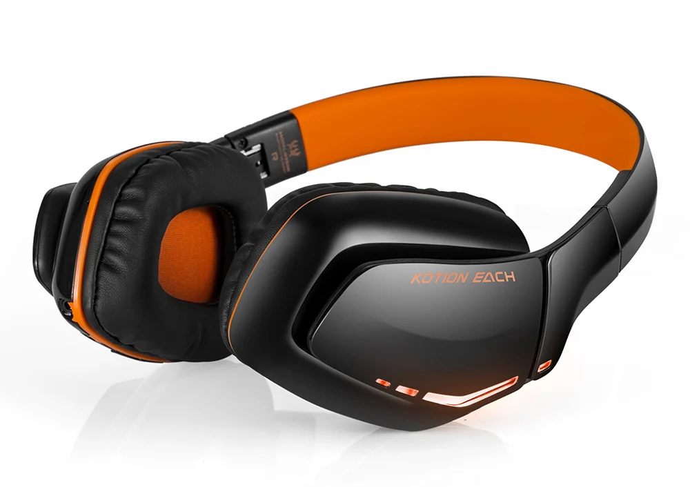 Игровые наушники KOTION B3506 Беспроводной Bluetooth наушники игровых гарнитур ПК Игровые наушники с микрофоном светодиодный свет для смартфона
