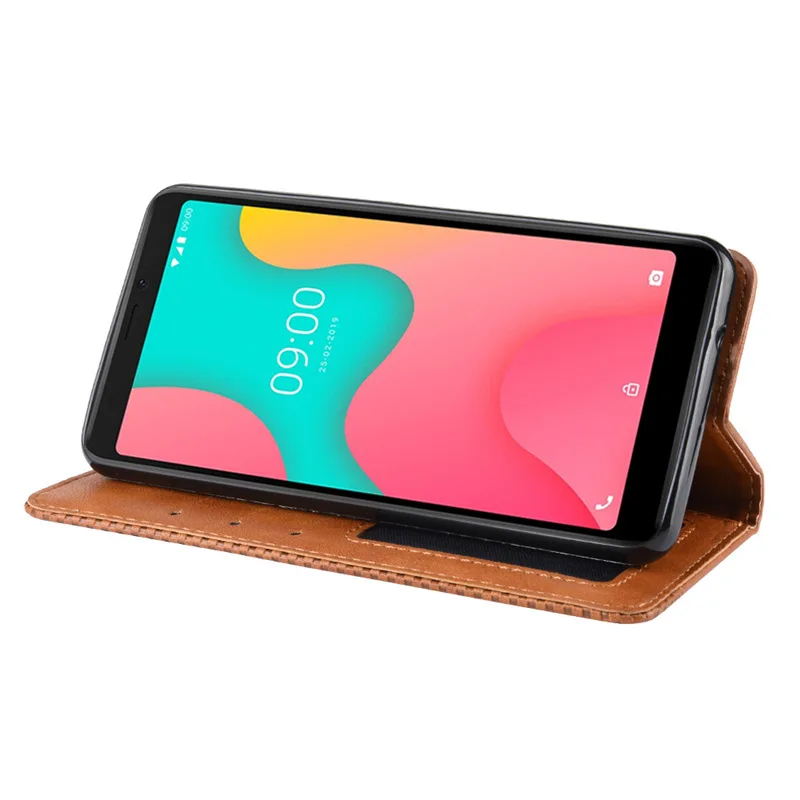 Кожаный чехол для Wiko Y80 чехол Сетчатый Дизайн протектор Etui для Wiko Y60 Y80 чехол Магнитный Корпус с держателем для карт