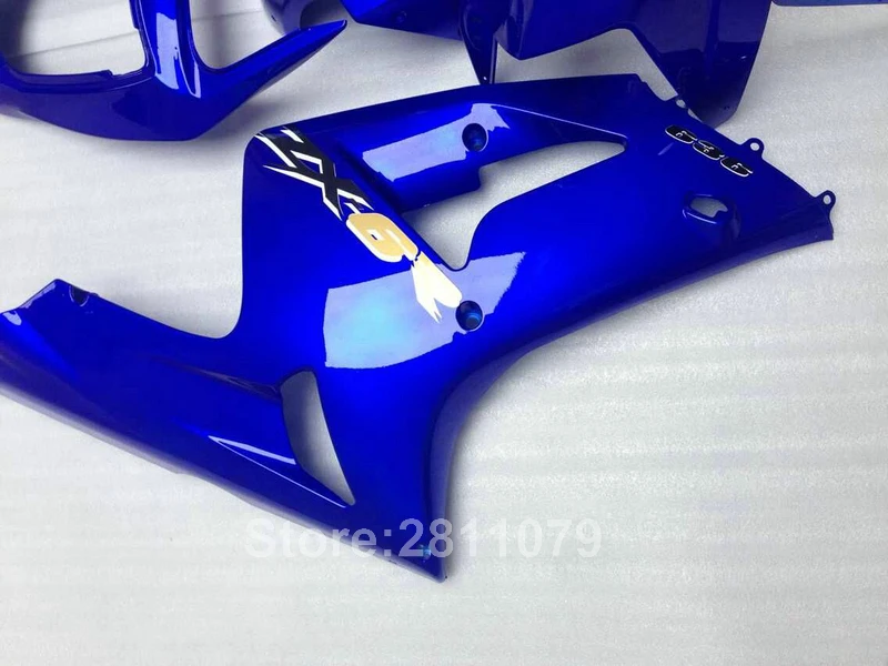 Комплект обтекателей для кузова инъекций Kawasaki Ninja ZX6R 03 04 синий комплект 2003 2004 RY48 |