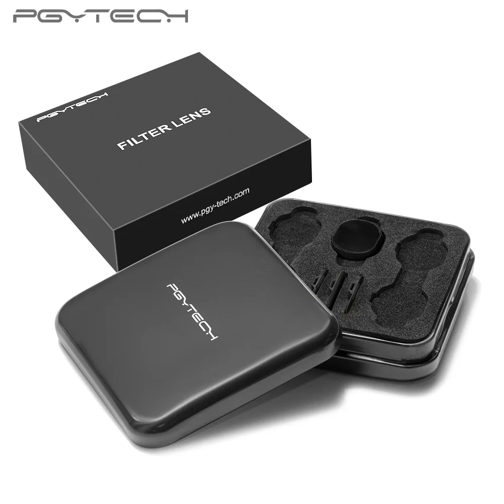 PGYTECH новый фильтр объектива для DJI Spark ND4/ND8/ND16/ND32/ND64/UV/CPL Дрон карданный объектив
