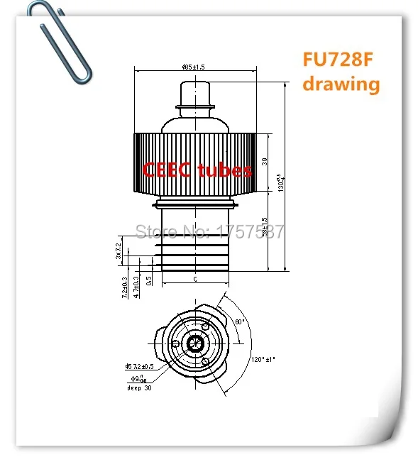 Вакуумный электронная лампа FU728F триоде тетрод|tube module|electron vacuum tubestube swim |
