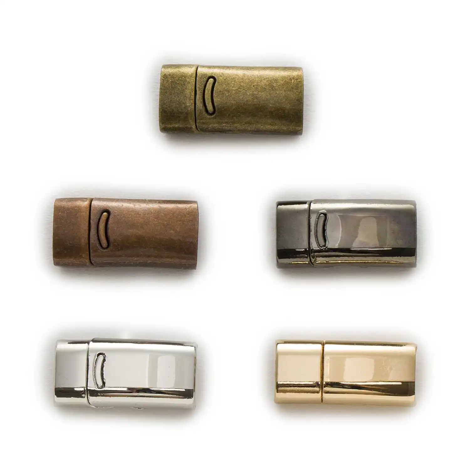 

1 Set Rectangle Shaped Magnetic Clasps Findings Jewelry Making Fit DIY Bracelets Connectors 26x13mm