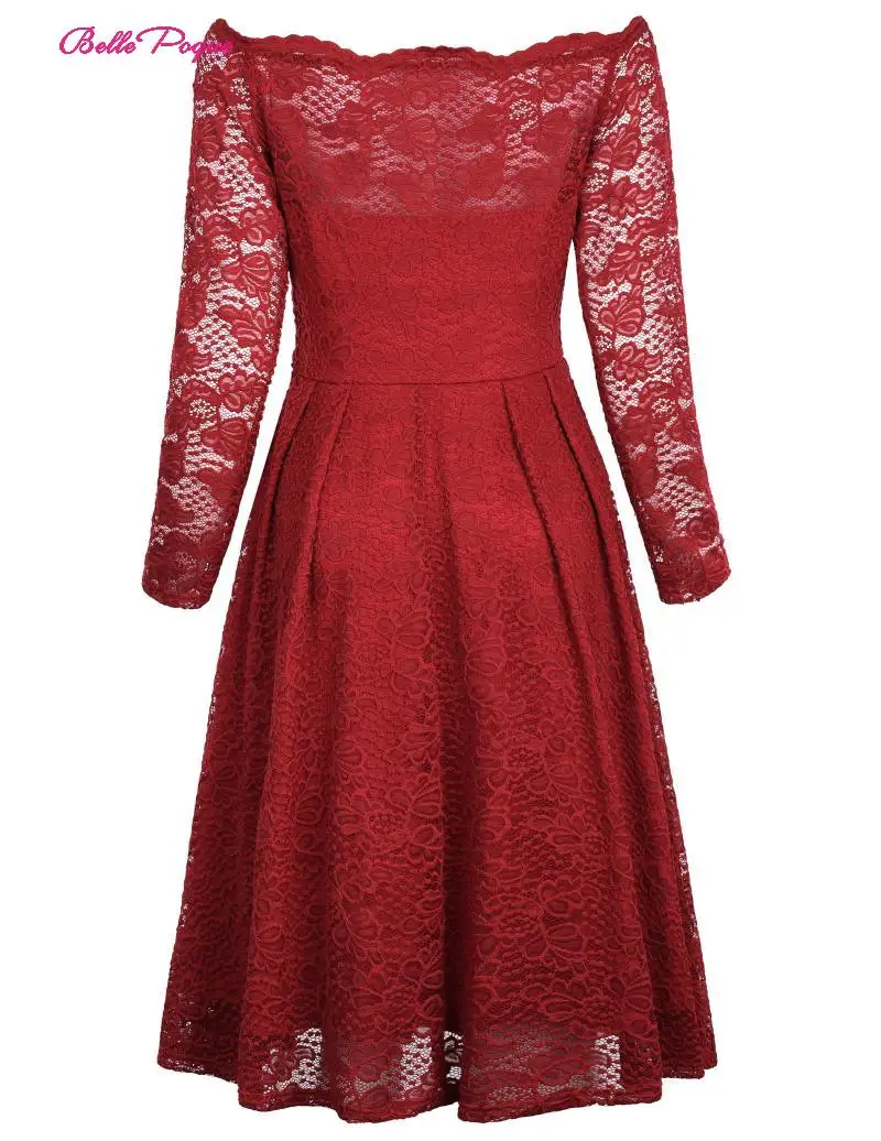 BP сексуальное Ретро модное женское винтажное платье с длинным рукавом открытыми