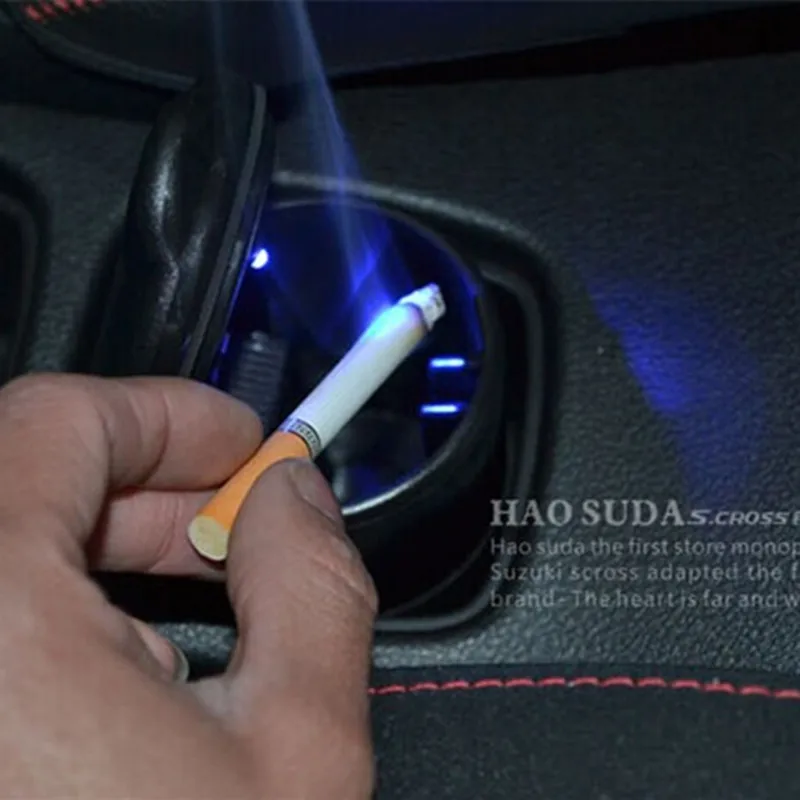 Универсальная автомобильная пепельница для грузовика светодиодная сигарета курятник сигар AshtrayCenicero Cinzeiro