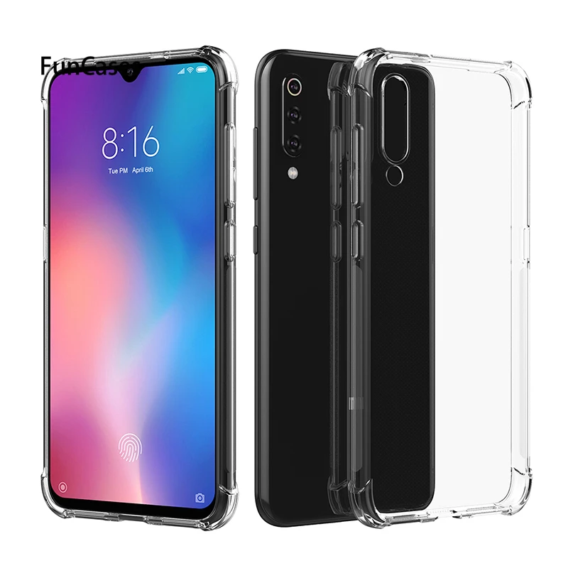 Мягкая прозрачная Обложка из полиуретана для Xiaomi mi 9 Honor 8 Lite Poco F1 Red Note 7 6Pro 5Pro 6 6A 4X