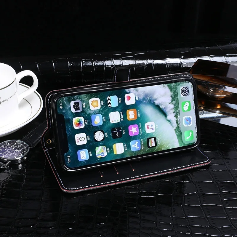 Чехол из натуральной кожи с крокодиловым лицевым покрытием для Apple iPhone X 10 5 8 дюйма